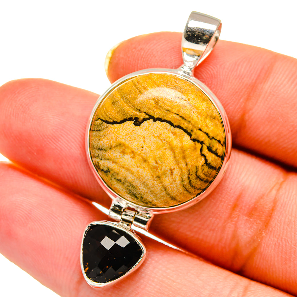 Picture Jasper Pendants handcrafted by Anasilvercos - PD14555