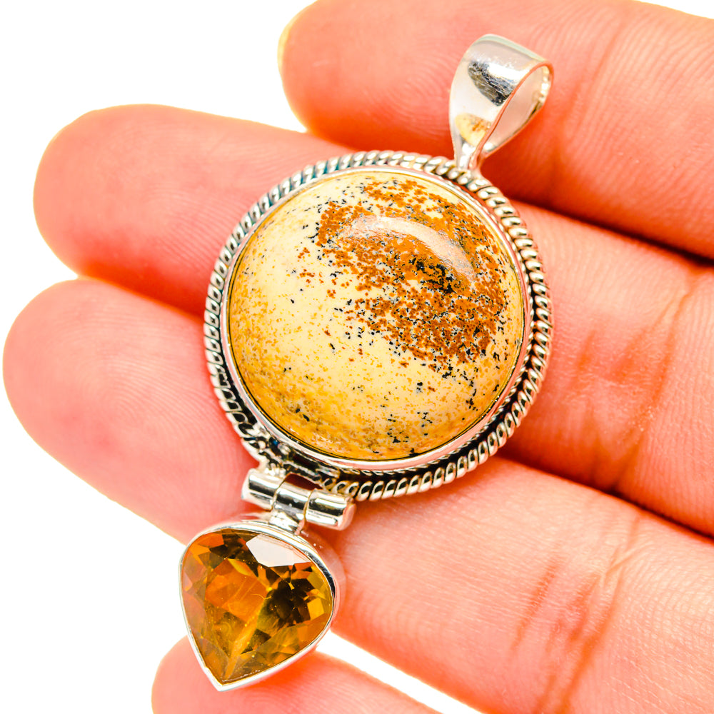 Picture Jasper Pendants handcrafted by Anasilvercos - PD14558
