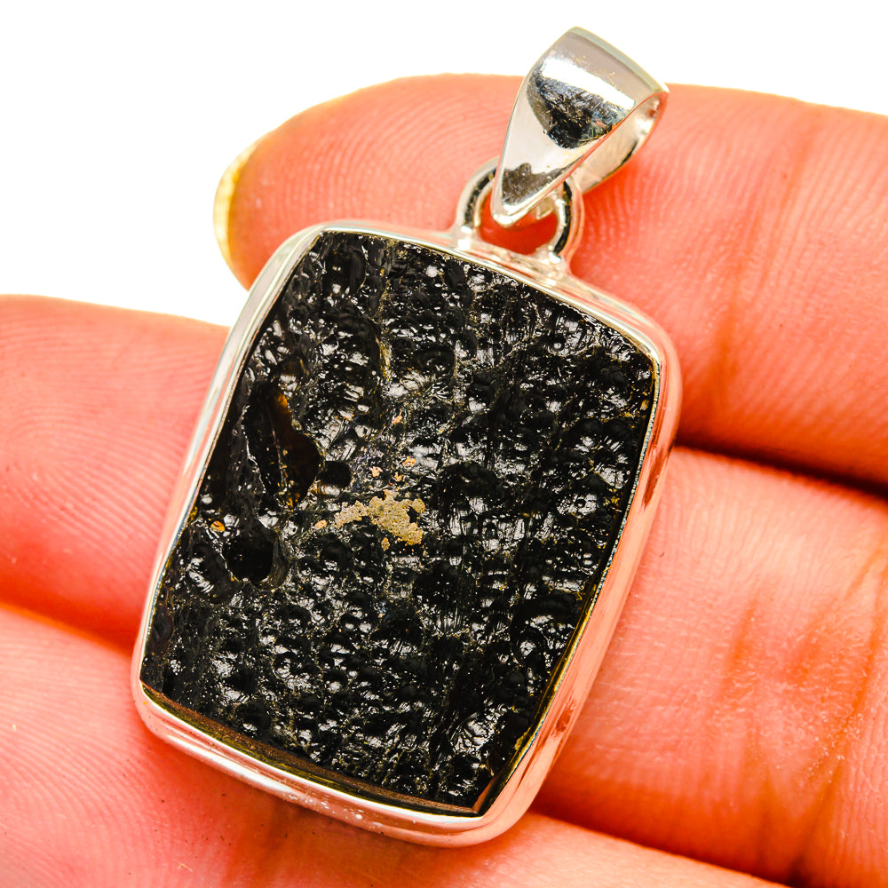 Tektite Pendants handcrafted by Anasilvercos - PD14576