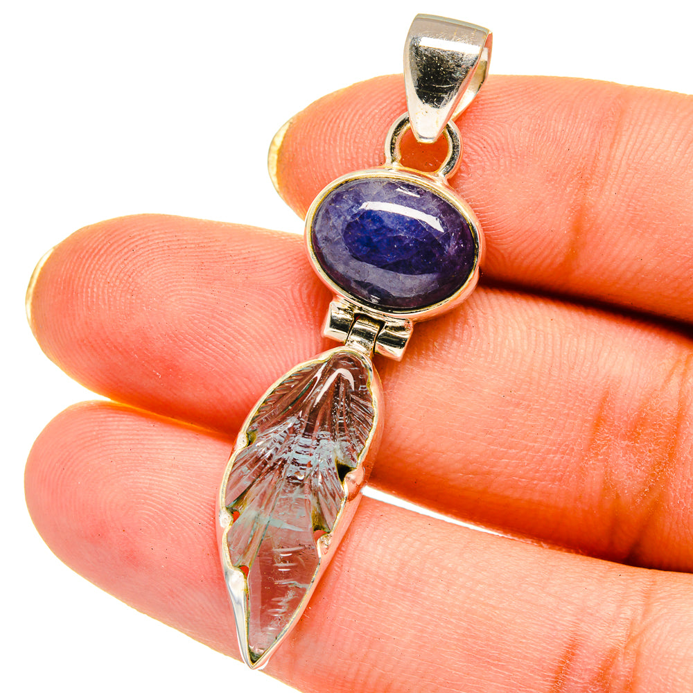 Aquamarine Pendants handcrafted by Anasilvercos - PD14634