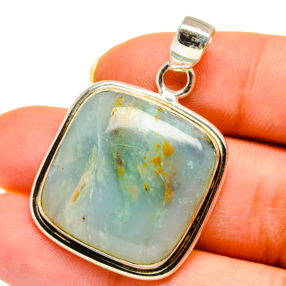 Peruvian Opal Pendants handcrafted by Anasilvercos - PD14647