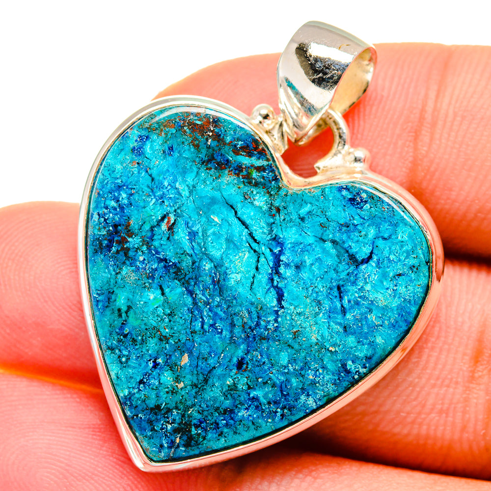 Chrysocolla Pendants handcrafted by Anasilvercos - PD14653
