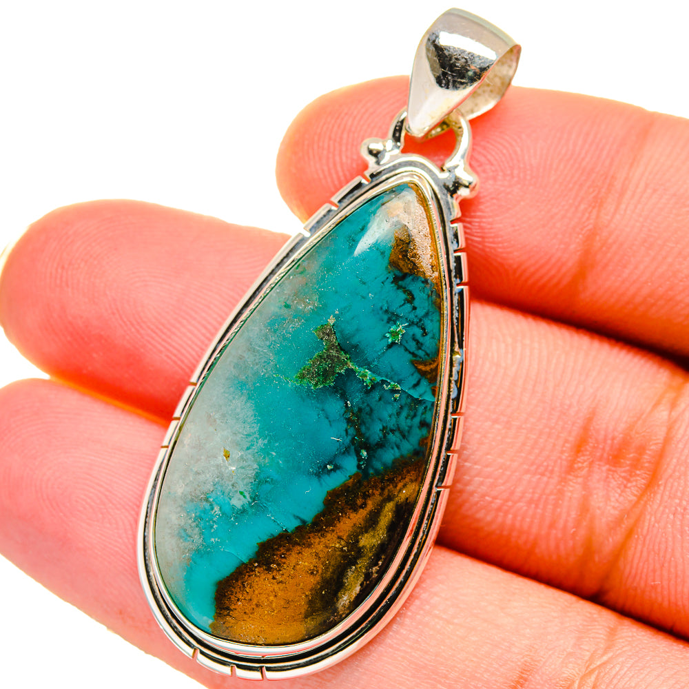Peruvian Opal Pendants handcrafted by Anasilvercos - PD14661