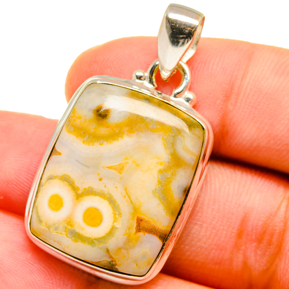 Ocean Jasper Pendants handcrafted by Anasilvercos - PD14700