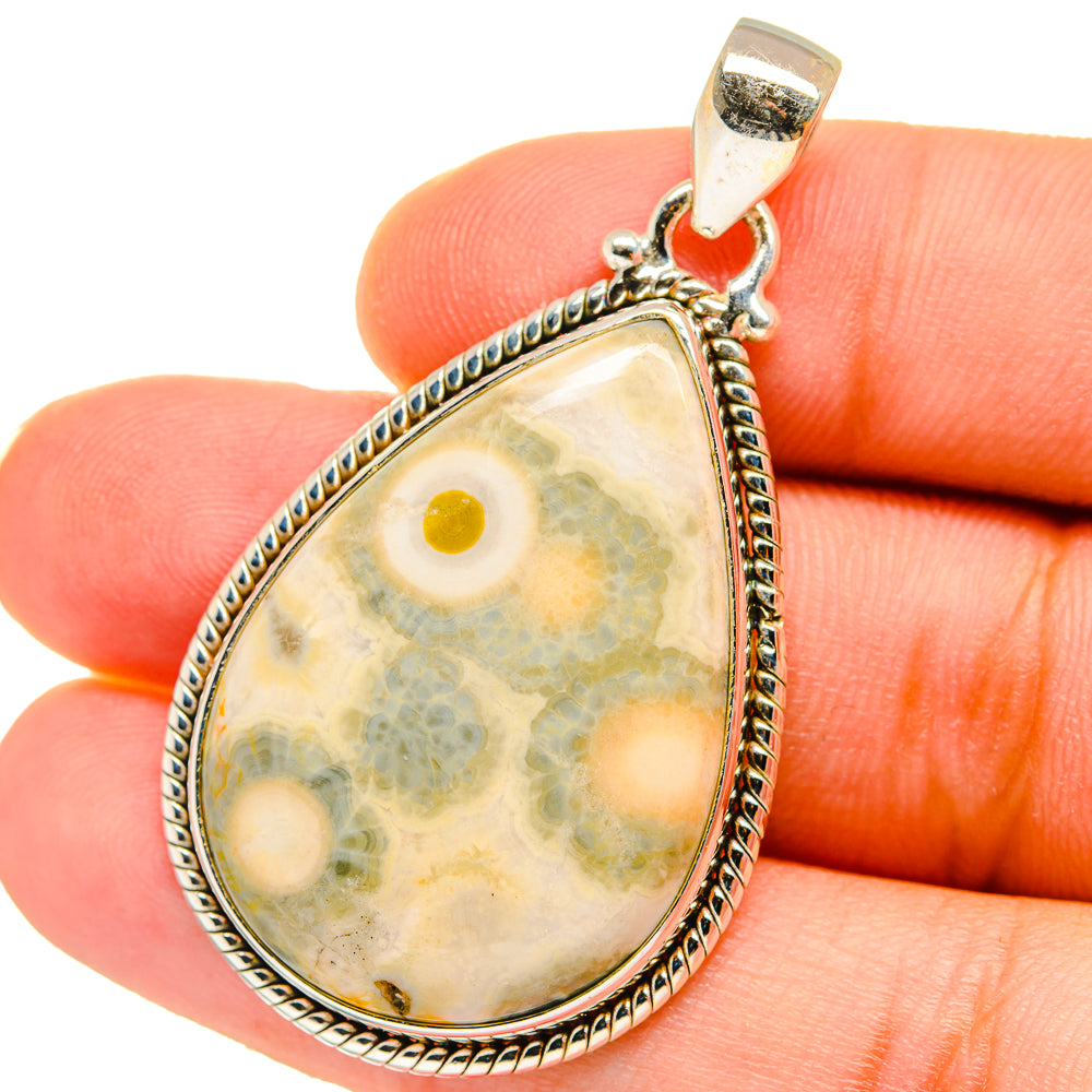 Ocean Jasper Pendants handcrafted by Anasilvercos - PD14702