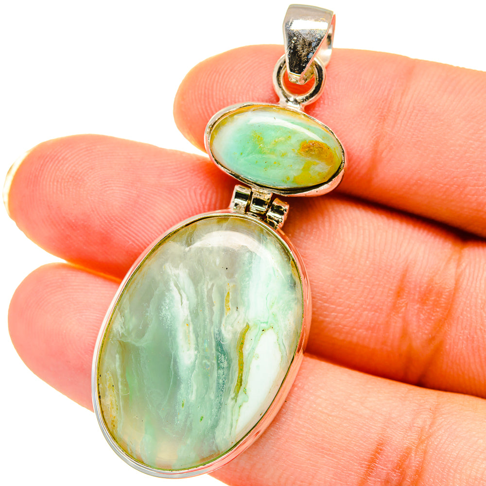 Peruvian Opal Pendants handcrafted by Anasilvercos - PD14704
