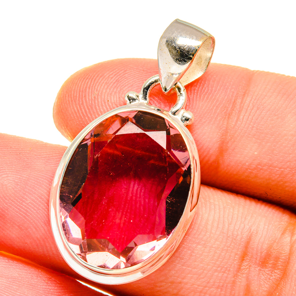 Color Change Alexandrite (Lab.) Pendants handcrafted by Anasilvercos - PD14761