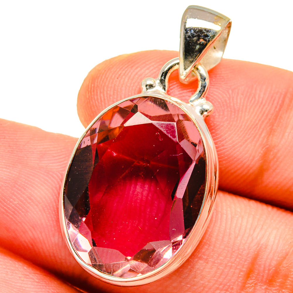 Color Change Alexandrite (Lab.) Pendants handcrafted by Anasilvercos - PD14763