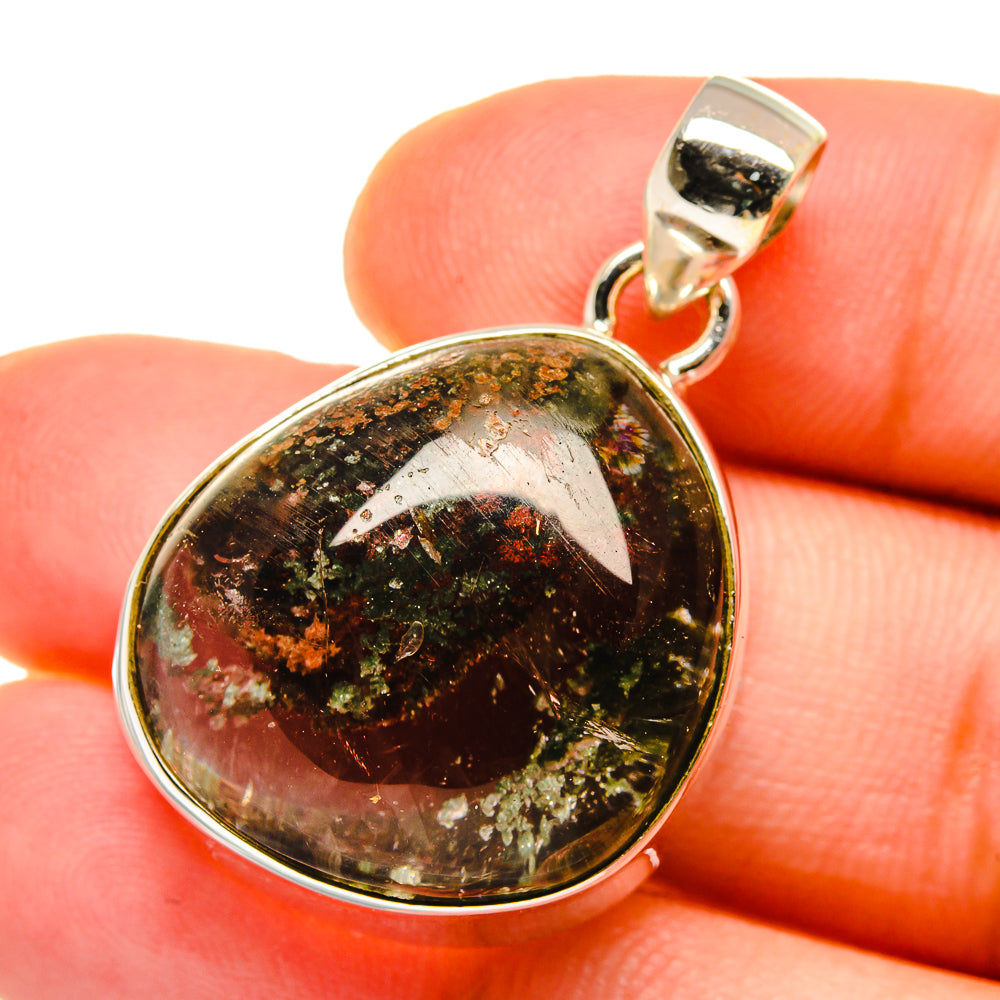 Garden Quartz Pendants handcrafted by Anasilvercos - PD14766