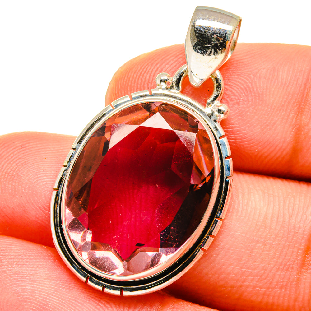 Color Change Alexandrite (Lab.) Pendants handcrafted by Anasilvercos - PD14770