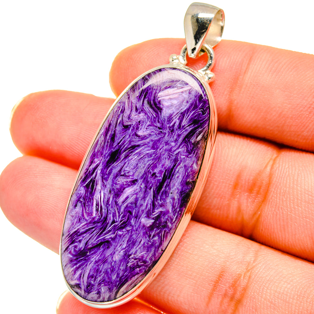 Charoite Pendants handcrafted by Anasilvercos - PD14776