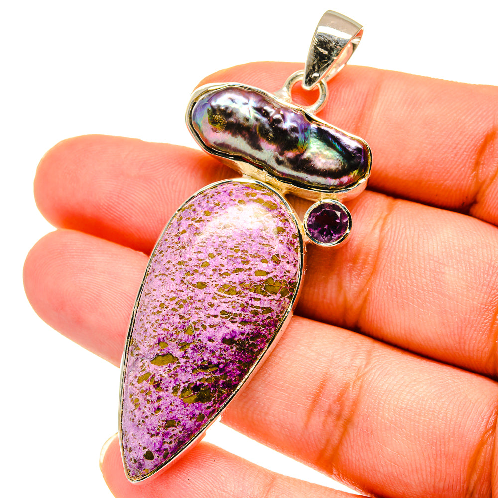 Stichtite Pendants handcrafted by Anasilvercos - PD14780