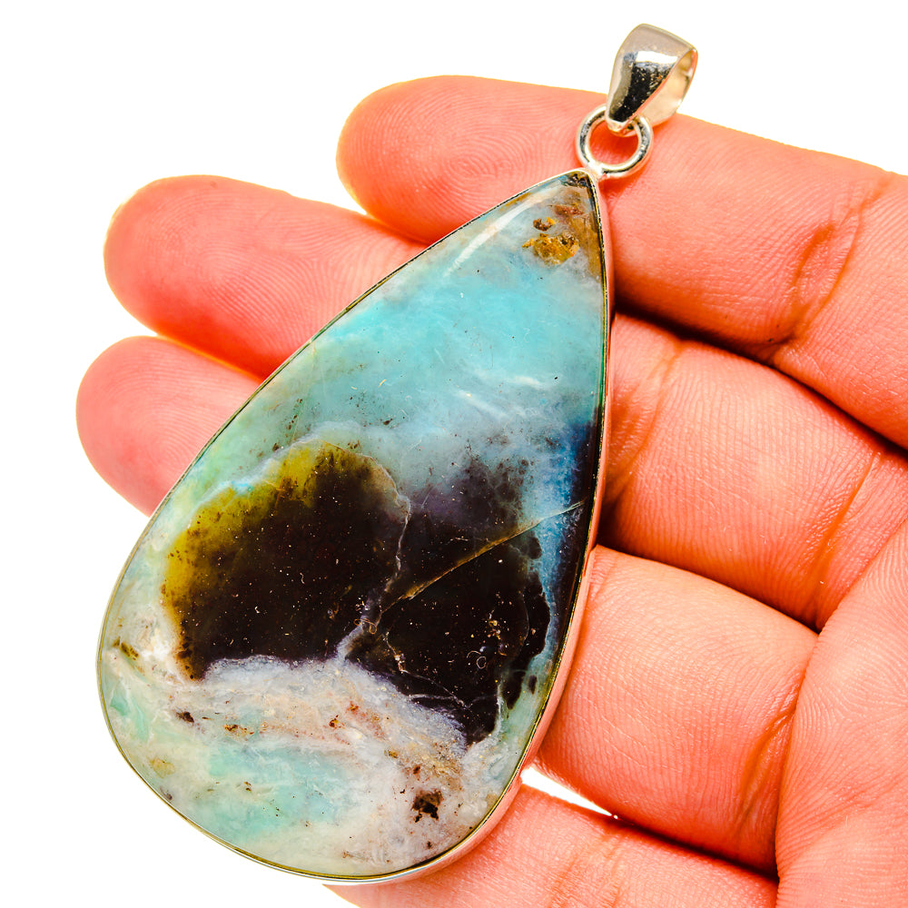 Peruvian Opal Pendants handcrafted by Anasilvercos - PD14782
