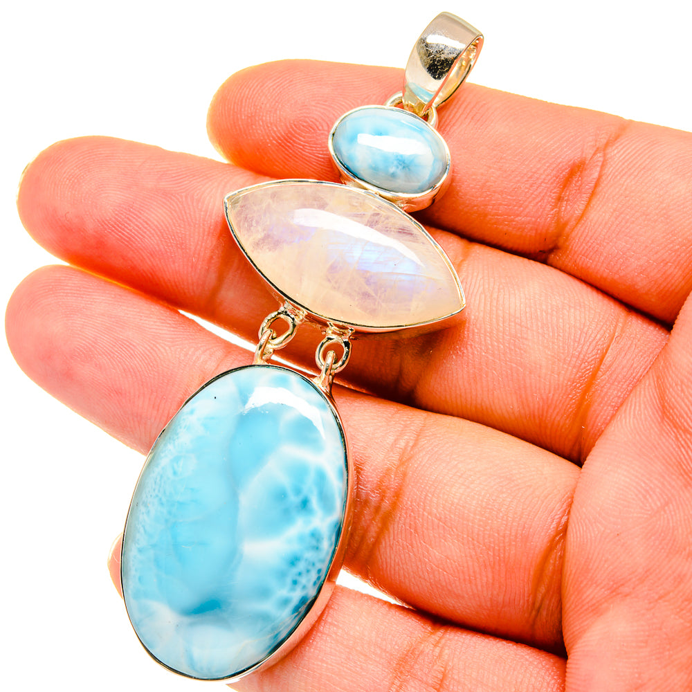 Larimar Pendants handcrafted by Anasilvercos - PD14783