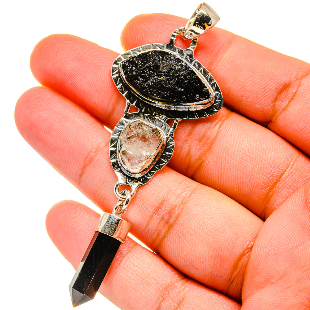Tektite Pendants handcrafted by Anasilvercos - PD14790