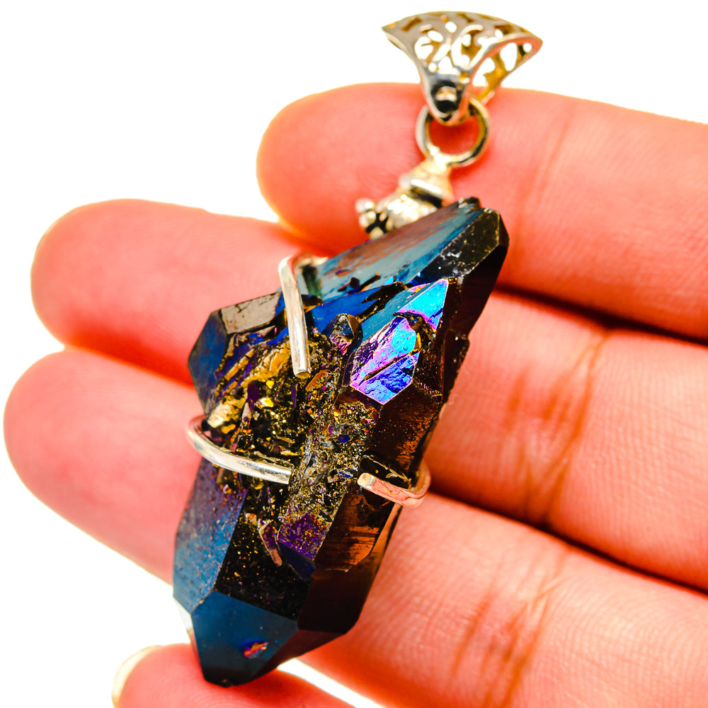 Ruby Fuchsite Pendants handcrafted by Anasilvercos - PD14796