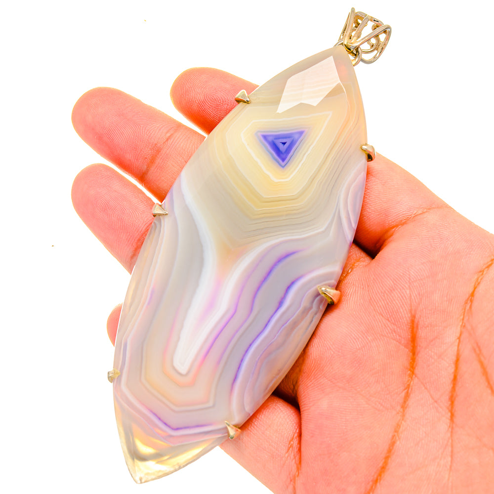 Botswana Agate Pendants handcrafted by Anasilvercos - PD14802