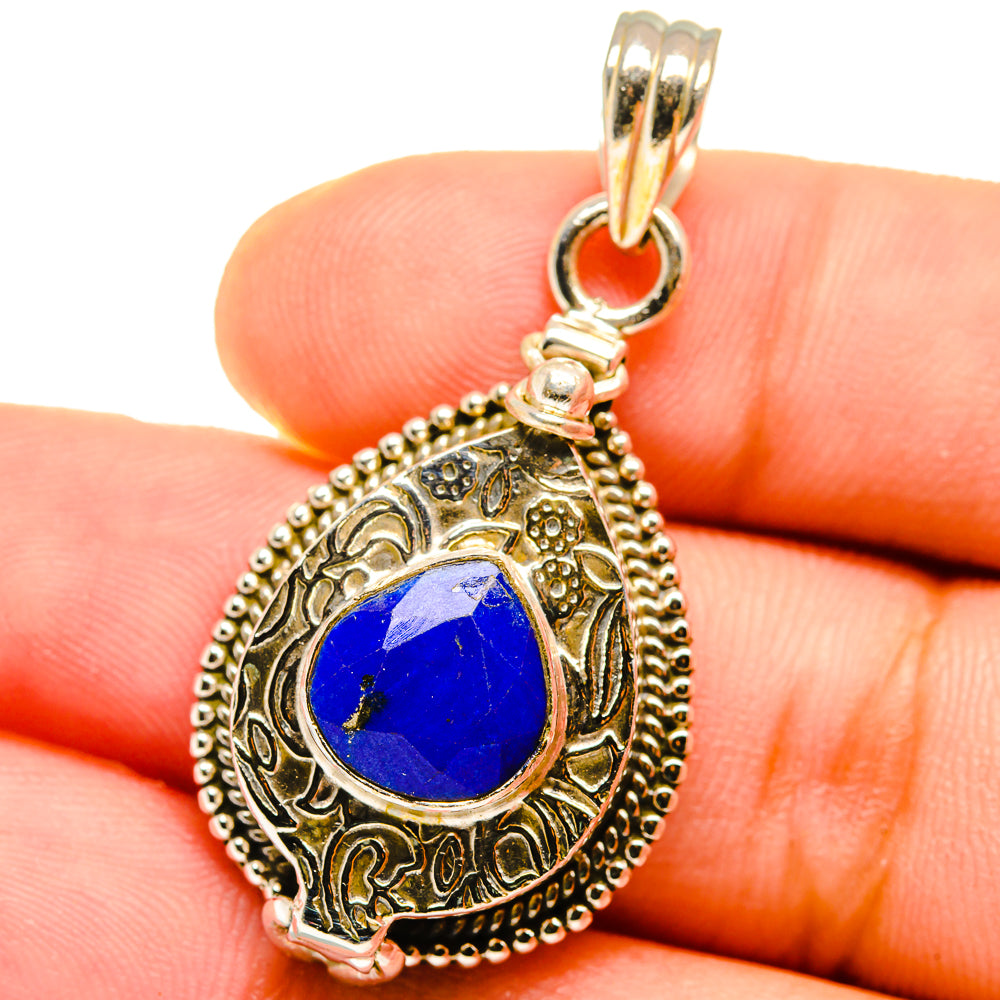 Lapis Lazuli Pendants handcrafted by Anasilvercos - PD14806