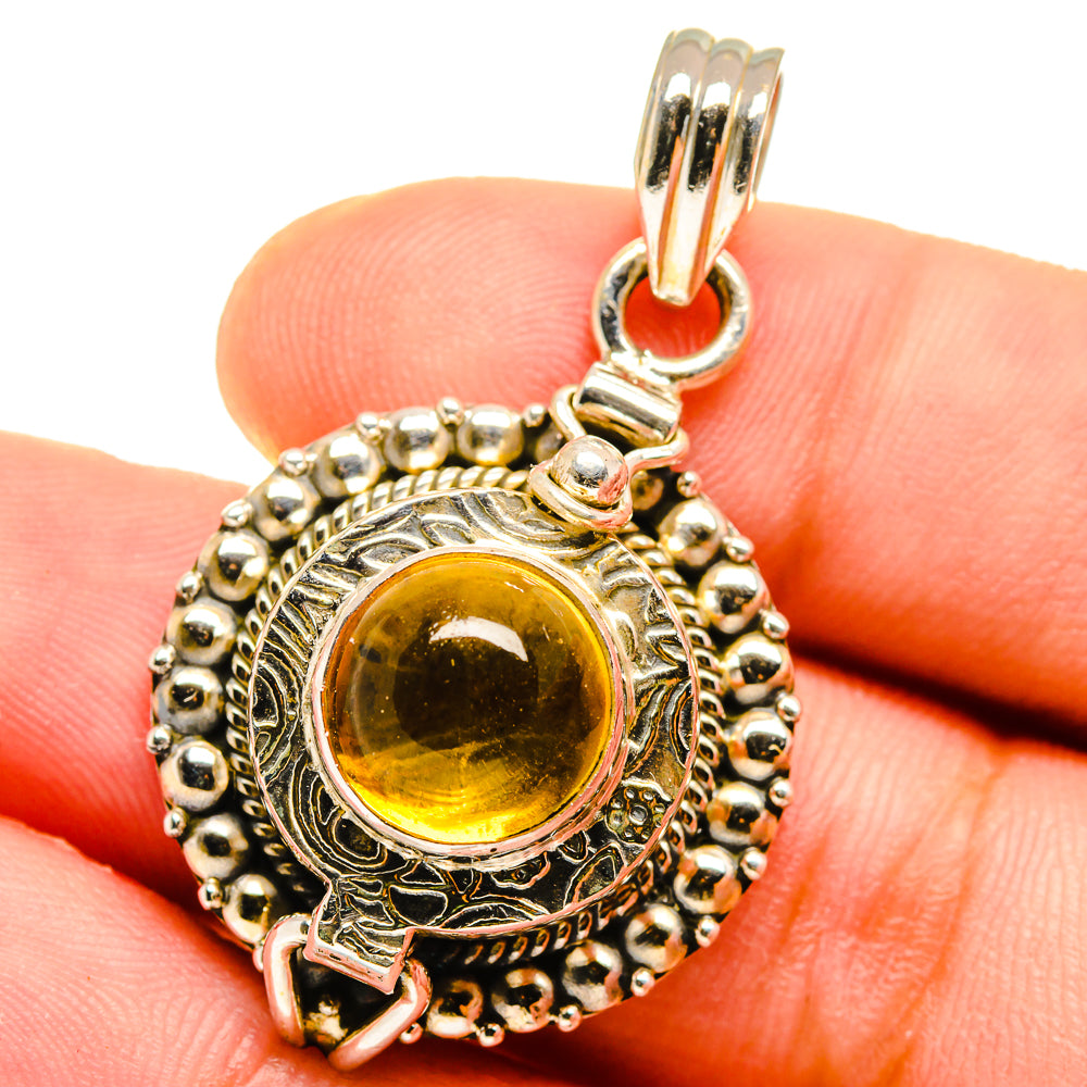 Citrine Pendants handcrafted by Anasilvercos - PD14818