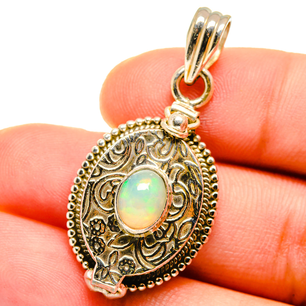 Ethiopian Opal Pendants handcrafted by Anasilvercos - PD14820