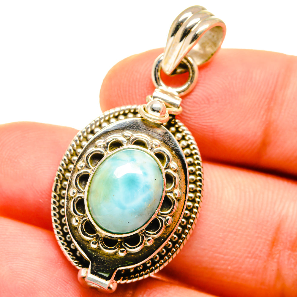 Larimar Pendants handcrafted by Anasilvercos - PD14822