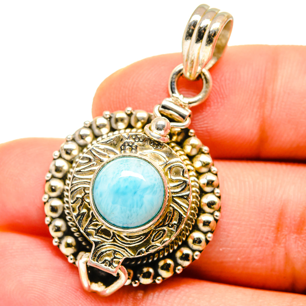 Larimar Pendants handcrafted by Anasilvercos - PD14824