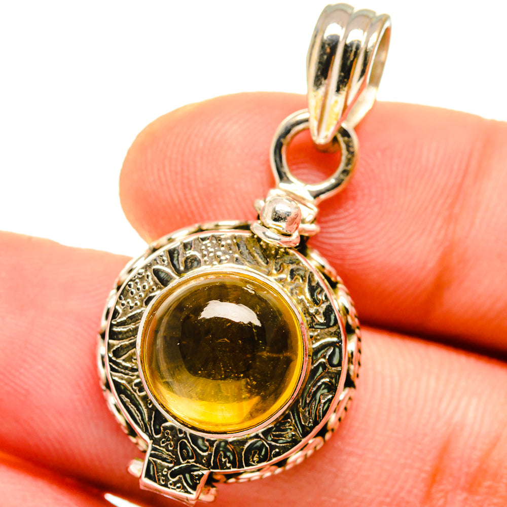 Citrine Pendants handcrafted by Anasilvercos - PD14825
