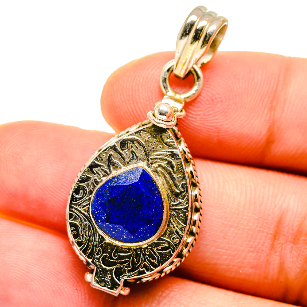 Lapis Lazuli Pendants handcrafted by Anasilvercos - PD14829