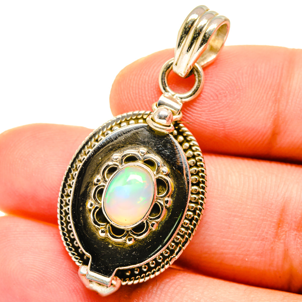 Ethiopian Opal Pendants handcrafted by Anasilvercos - PD14830