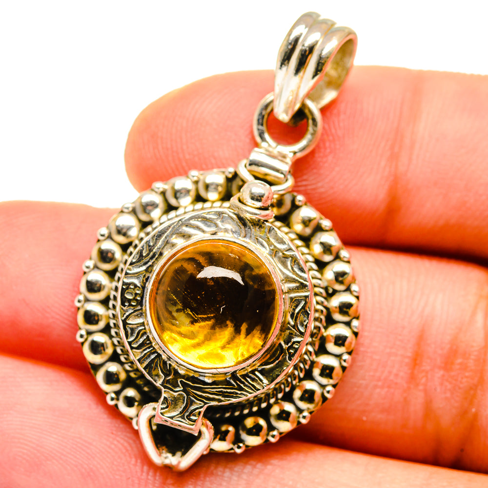 Citrine Pendants handcrafted by Anasilvercos - PD14831