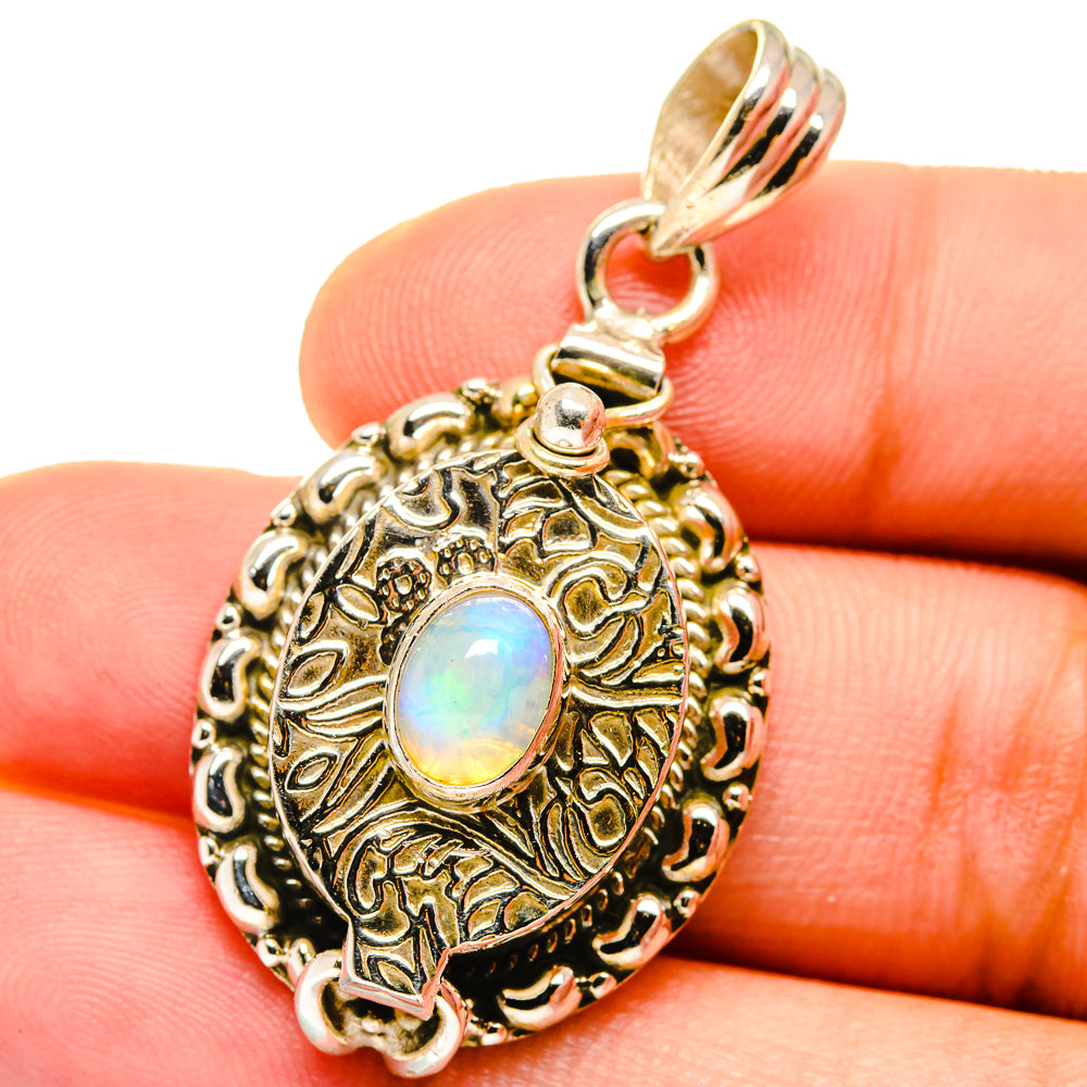 Ethiopian Opal Pendants handcrafted by Anasilvercos - PD14835