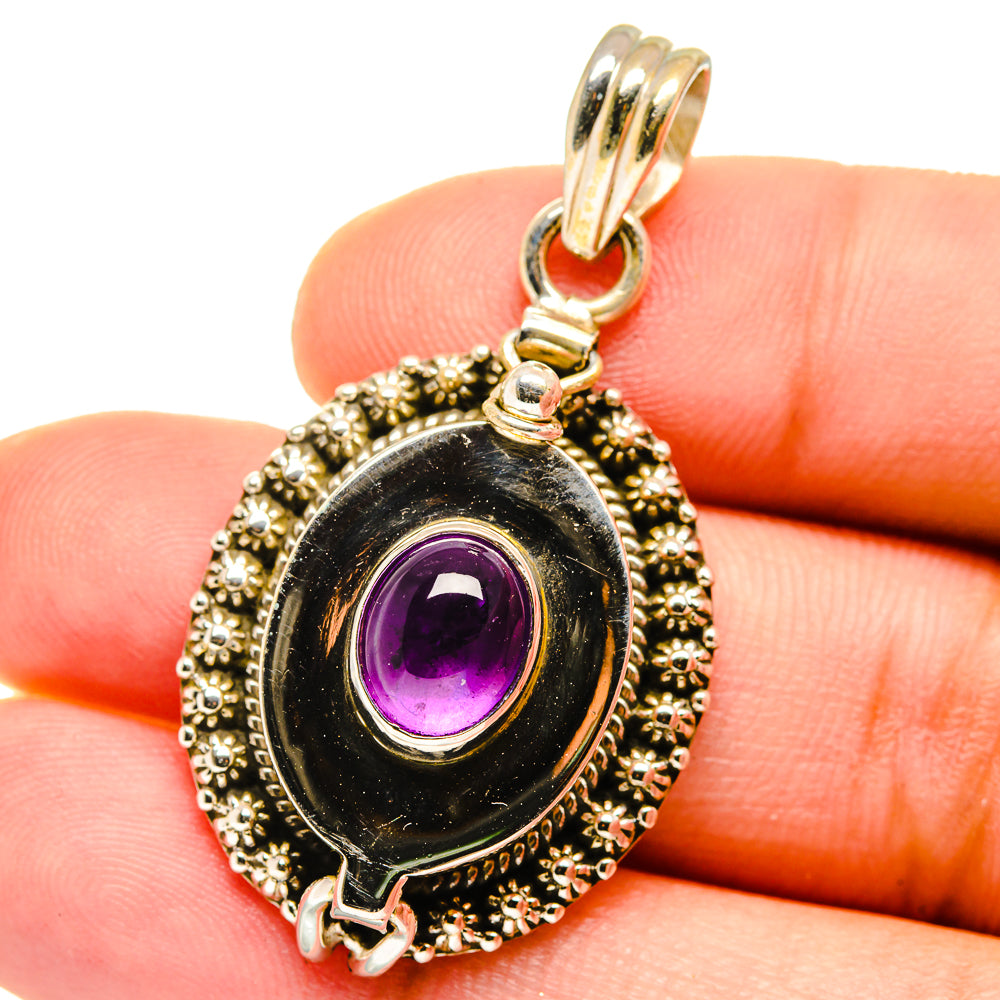 Amethyst Pendants handcrafted by Anasilvercos - PD14841