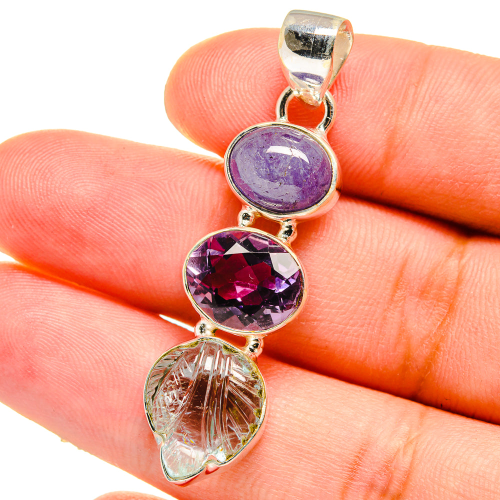 Aquamarine Pendants handcrafted by Anasilvercos - PD14861