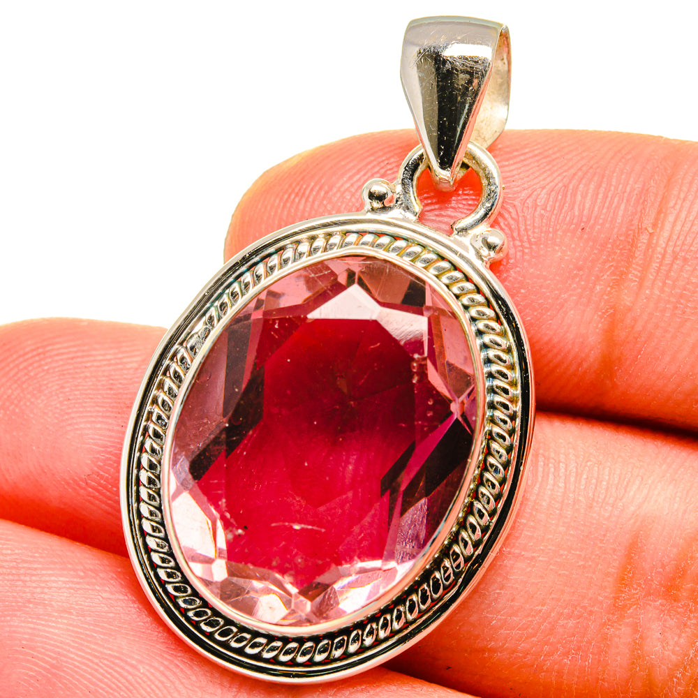 Color Change Alexandrite (Lab.) Pendants handcrafted by Anasilvercos - PD14877