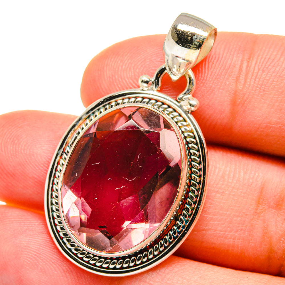 Color Change Alexandrite (Lab.) Pendants handcrafted by Anasilvercos - PD14878