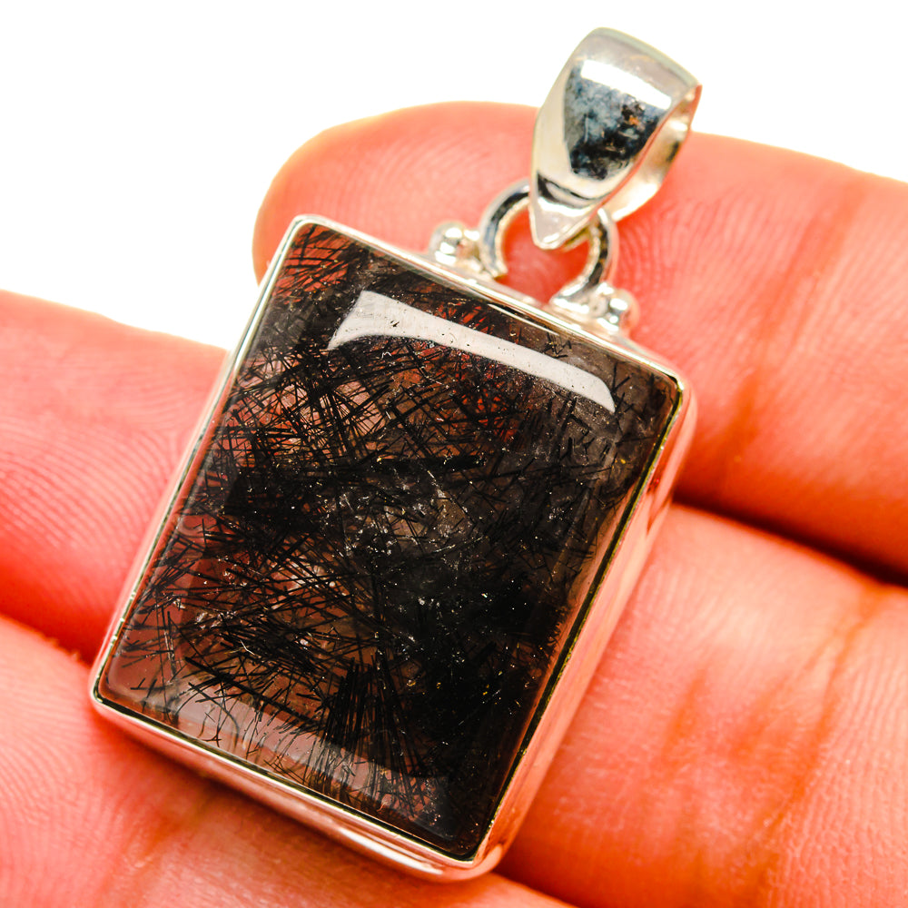 Tourmalinated Quartz Pendants handcrafted by Anasilvercos - PD14882