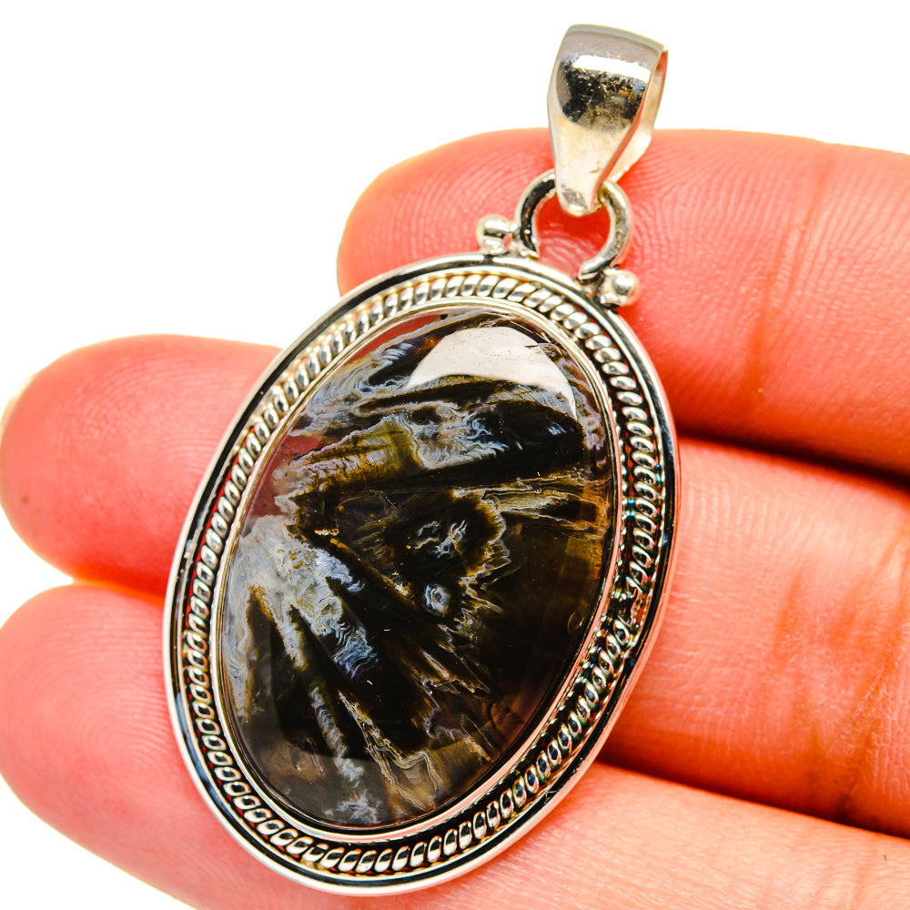 Turkish Tube Agate Pendants handcrafted by Anasilvercos - PD14883