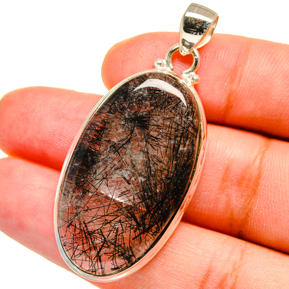 Tourmalinated Quartz Pendants handcrafted by Anasilvercos - PD14886