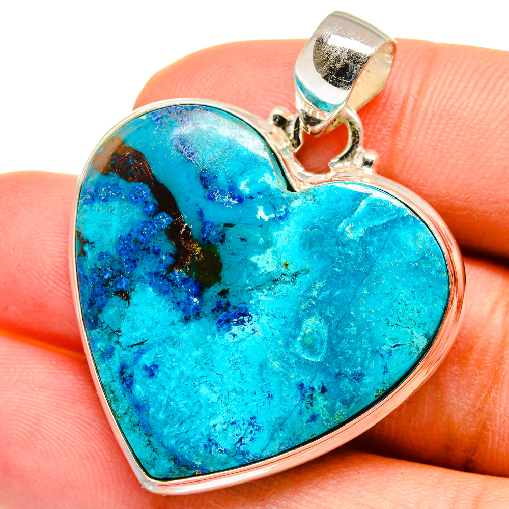 Shattuckite Pendants handcrafted by Anasilvercos - PD14911