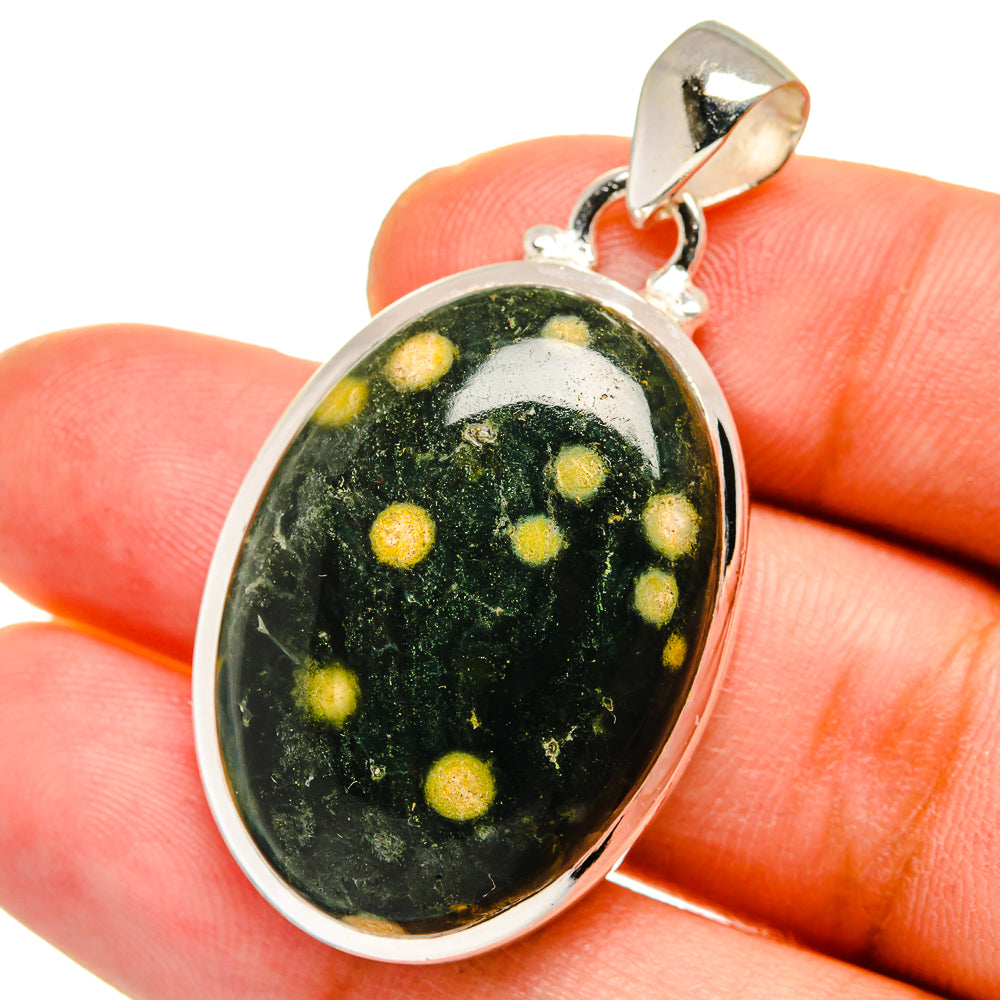 Ocean Jasper Pendants handcrafted by Anasilvercos - PD14918