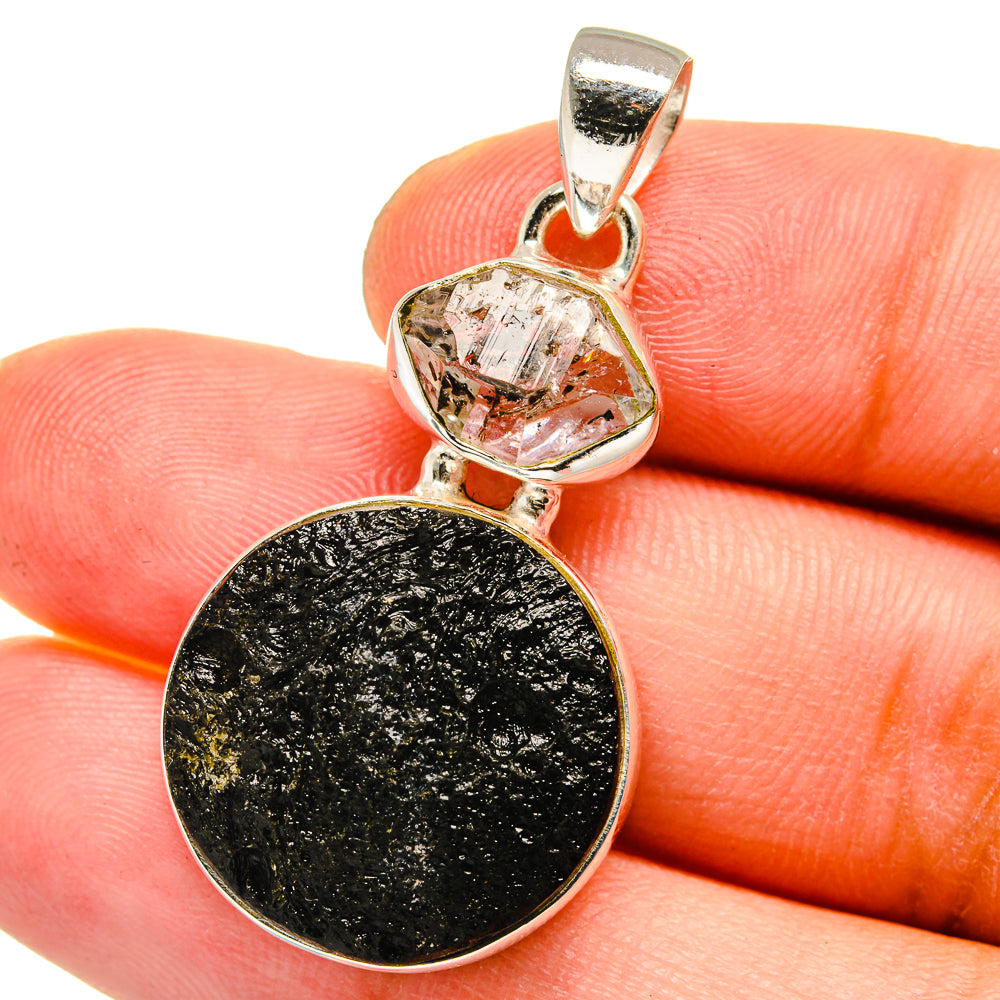 Tektite Pendants handcrafted by Anasilvercos - PD14922