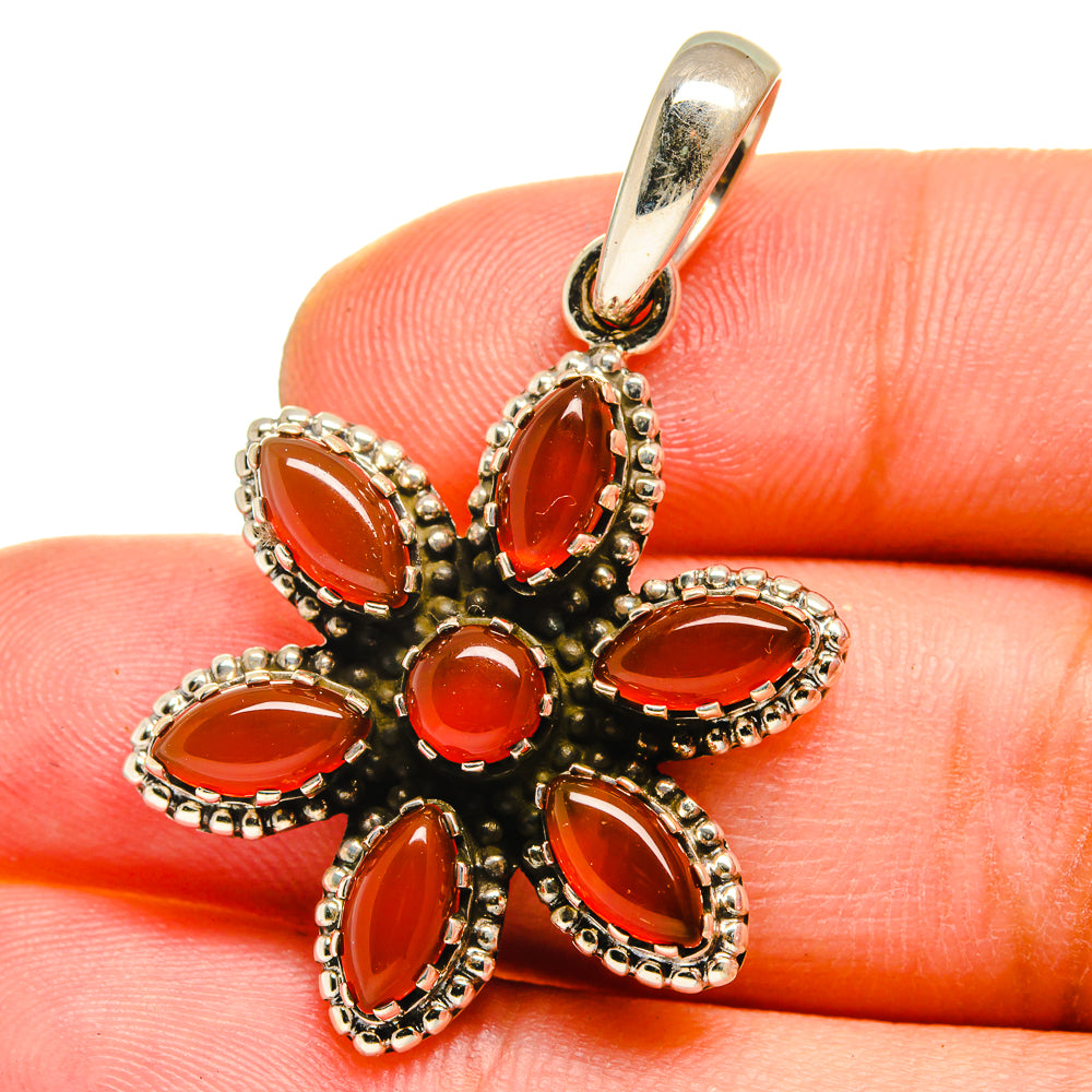 Carnelian Pendants handcrafted by Anasilvercos - PD14939