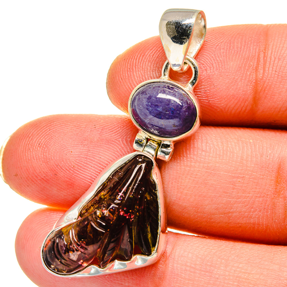 Pink Tourmaline Pendants handcrafted by Anasilvercos - PD14940