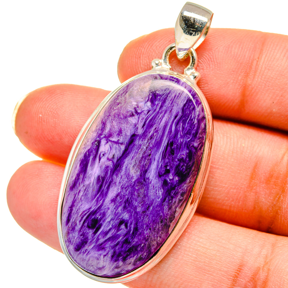 Charoite Pendants handcrafted by Anasilvercos - PD14945