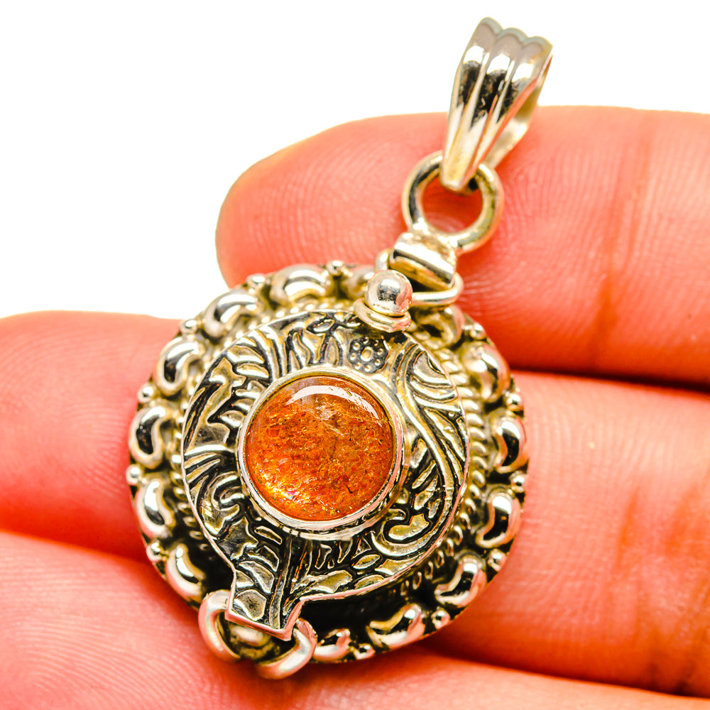 Sunstone Pendants handcrafted by Anasilvercos - PD14949