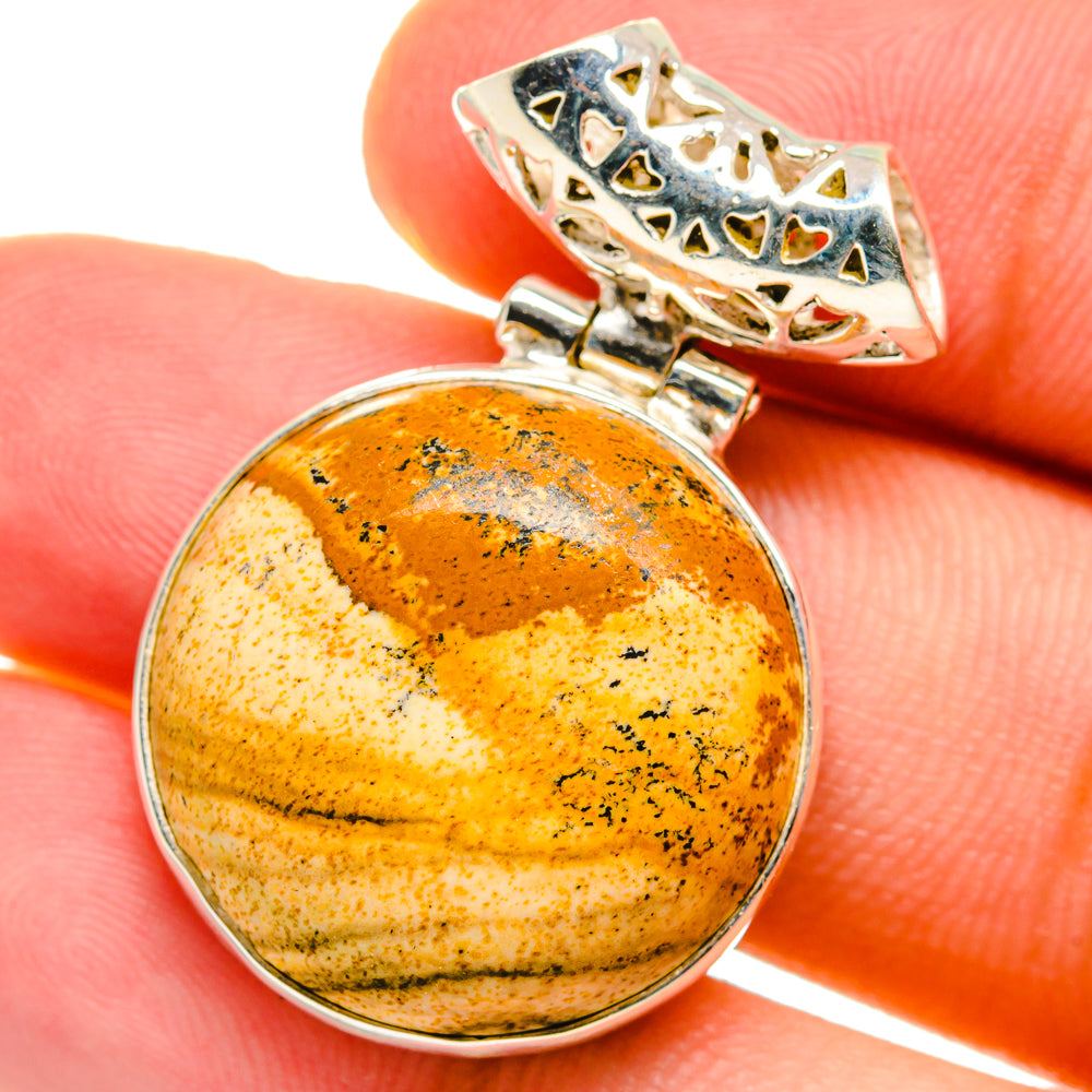 Picture Jasper Pendants handcrafted by Anasilvercos - PD14950