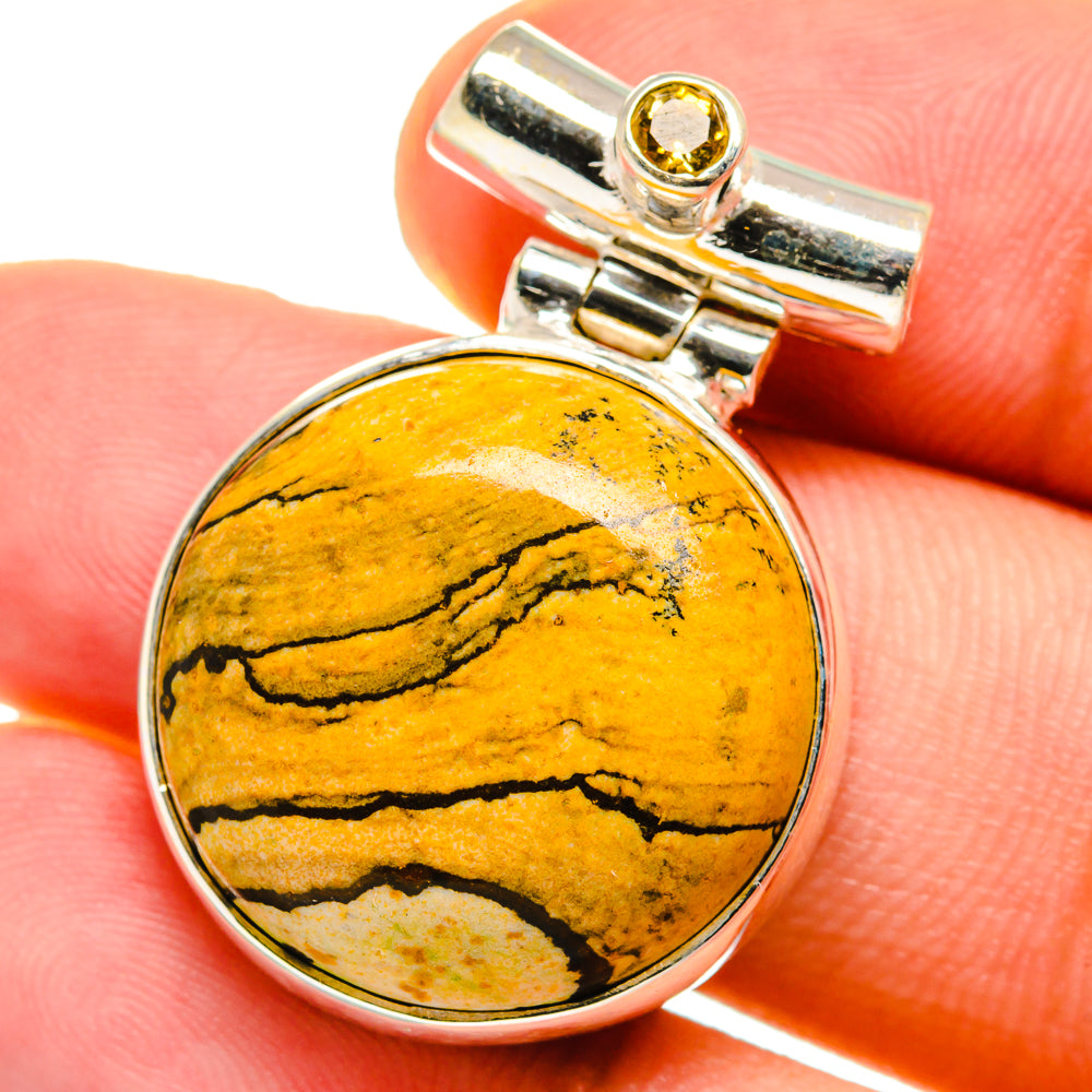 Picture Jasper Pendants handcrafted by Anasilvercos - PD14952