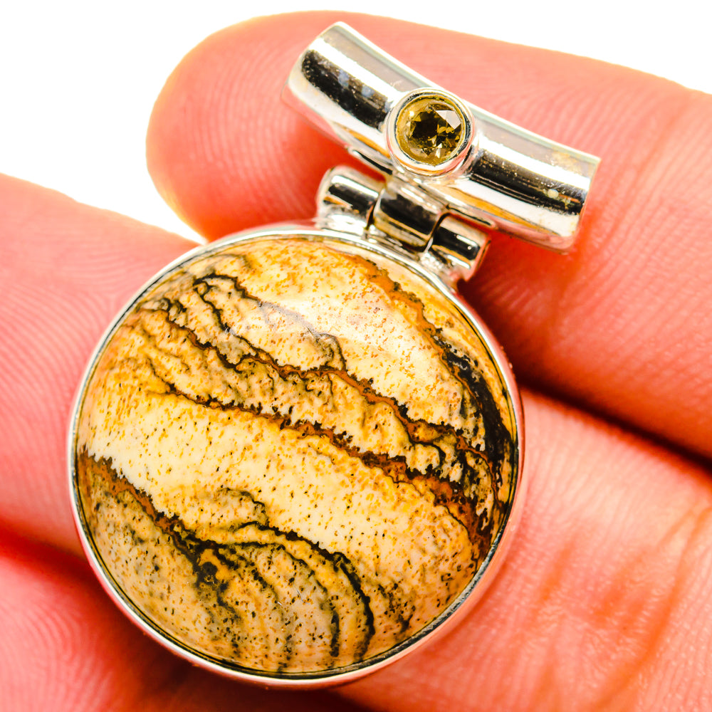 Picture Jasper Pendants handcrafted by Anasilvercos - PD14954