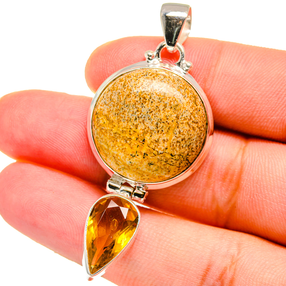 Picture Jasper Pendants handcrafted by Anasilvercos - PD14956