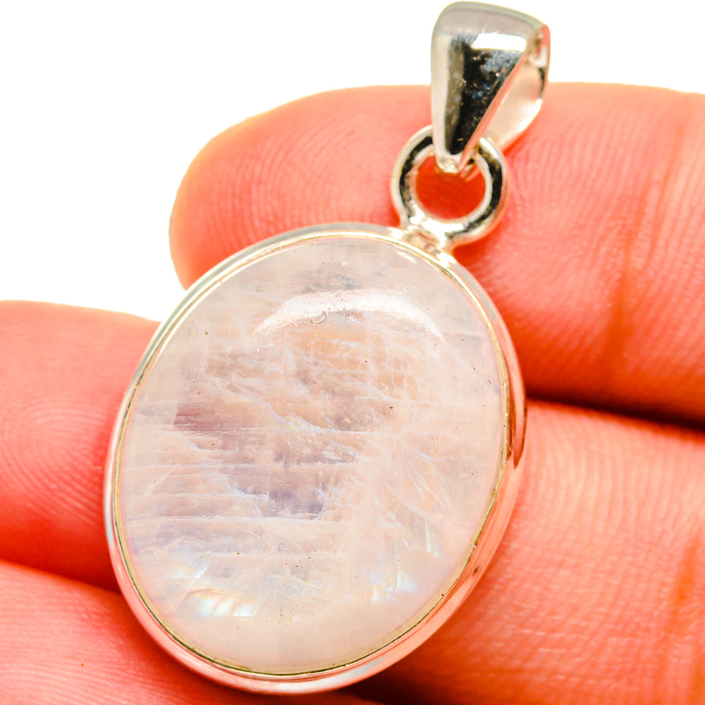 Rainbow Moonstone Pendants handcrafted by Anasilvercos - PD14970